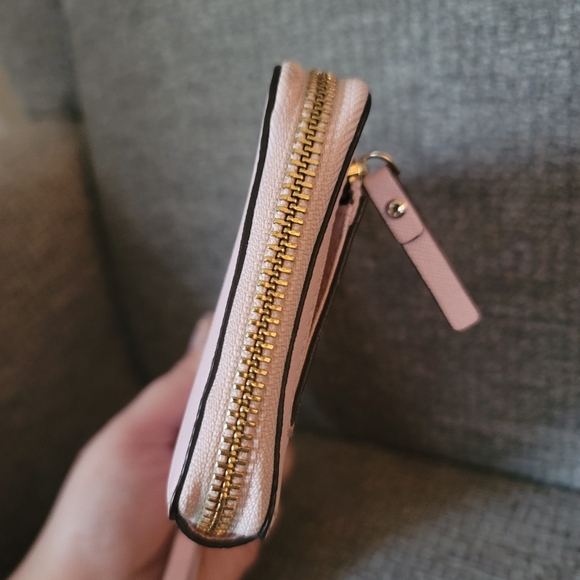 Kate Spade Pink Cedar Street Laurie Tech Leather Wristlet - Picture 4 of 16